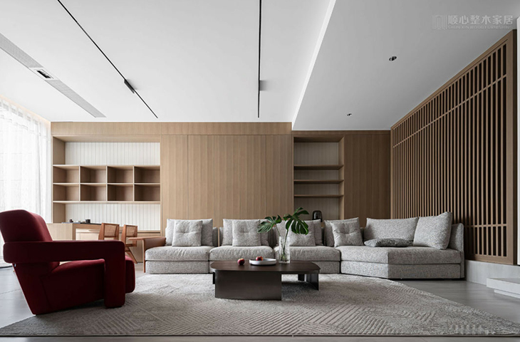 现代原木设计，禅意舒适，温暖自然住宅